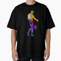 Rugby Player 02 Watercolor T-Shirt - Fun Novelty Design for Adults - T-Shirt, Sweatshirt, Hoodie