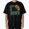 First Year Down Birthday Football Season T-Shirt - Minimalist Print Unisex - T-Shirt, Sweatshirt, Hoodie