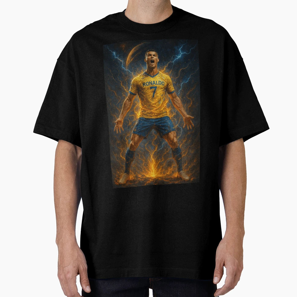 Cristiano Ronaldo T-Shirt - Custom Art Print Men Women - T-Shirt, Sweatshirt, Hoodie