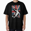 England Flag Soccer Player Team T-Shirt - Custom Art Print Men Women - T-Shirt, Sweatshirt, Hoodie