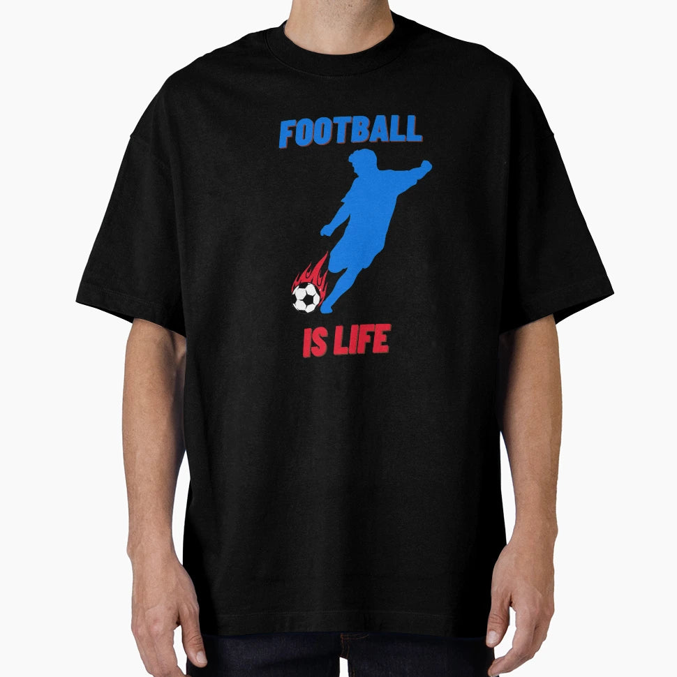 Coach Lasso Football Is Life T-Shirt - Aesthetic Graphic Unisex - T-Shirt, Sweatshirt, Hoodie