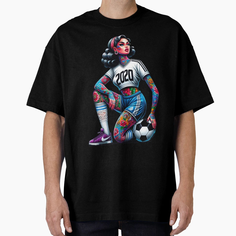 Futbol Player T-Shirt - Aesthetic Graphic for Adults - T-Shirt, Sweatshirt, Hoodie