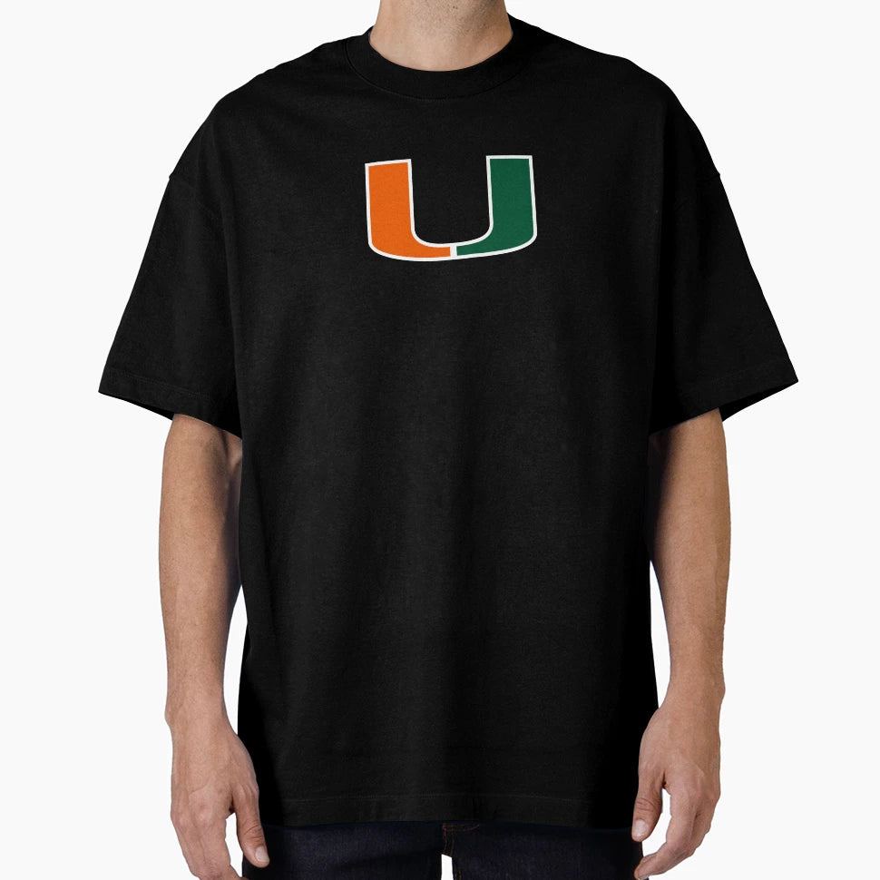 University Miami U T-Shirt - Custom Art Print Unisex - T-Shirt, Sweatshirt, Hoodie