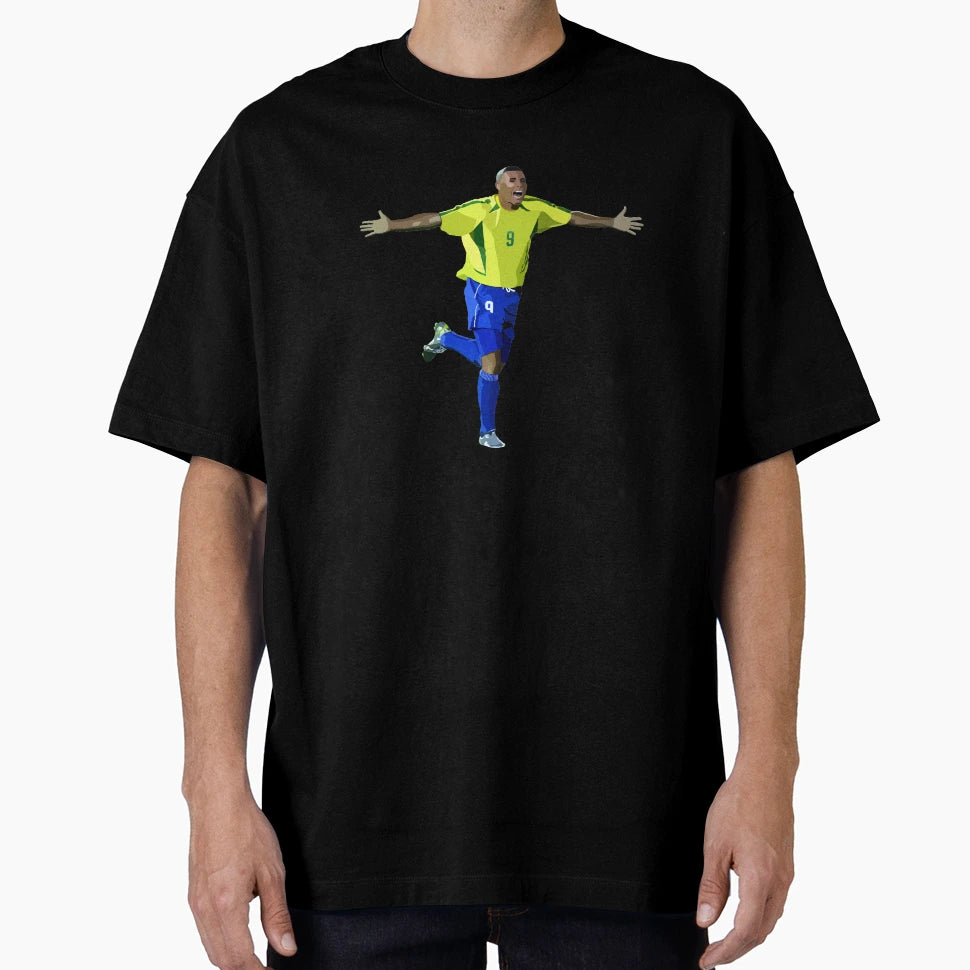Brazilian Legend Ronaldo T-Shirt - Minimalist Print for Adults - T-Shirt, Sweatshirt, Hoodie