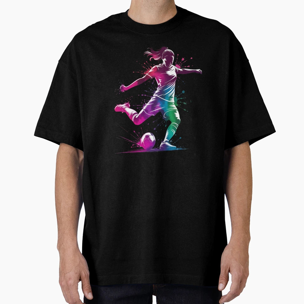 Vibrant Soccer T-Shirt - Trendy Graphic for Adults - T-Shirt, Sweatshirt, Hoodie