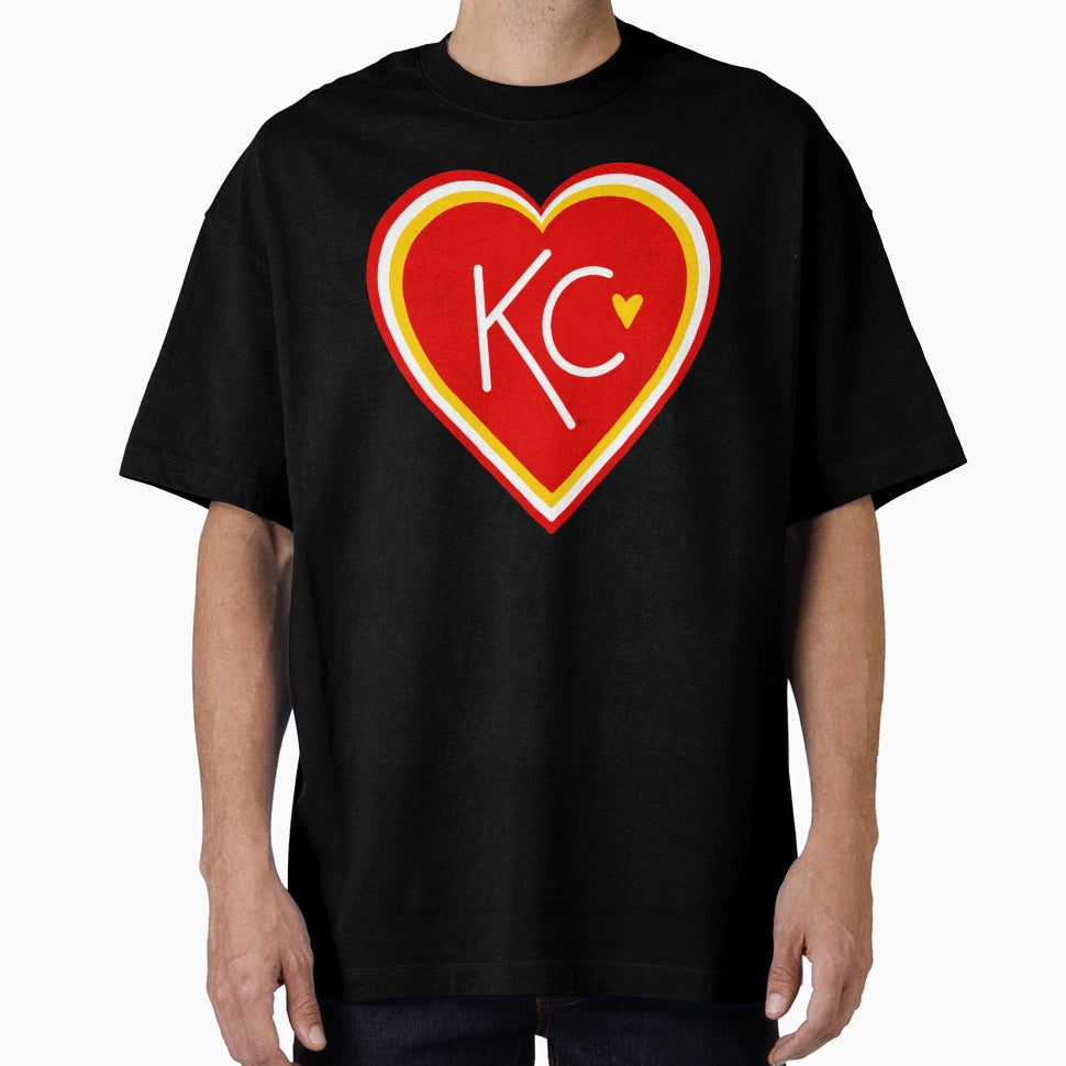 Kc Love Red Yellow T-Shirt - Streetwear Style Men Women - T-Shirt, Sweatshirt, Hoodie