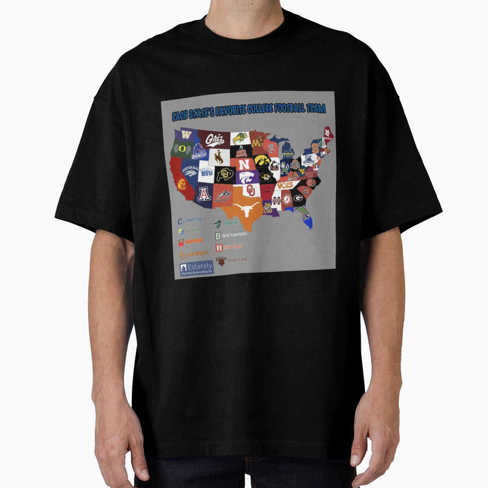 Football Club Map T-Shirt - Aesthetic Graphic for Adults - T-Shirt, Sweatshirt, Hoodie