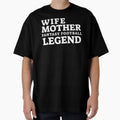Wife Mother Fantasy Football Legend T-Shirt - Unique Graphic Men Women - T-Shirt, Sweatshirt, Hoodie
