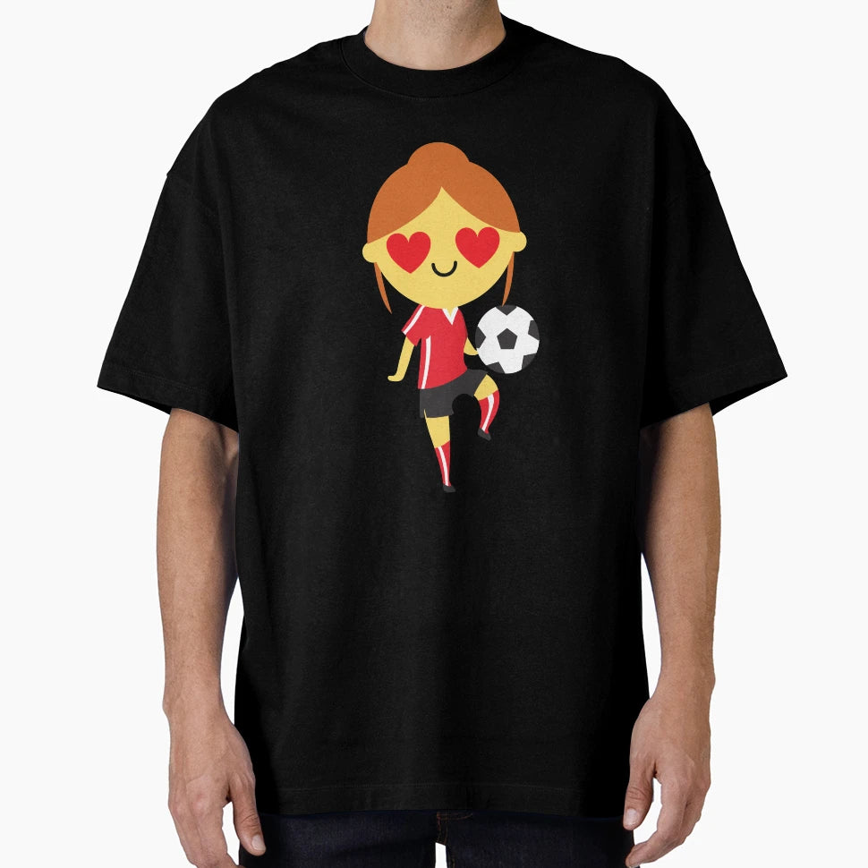 Soccer Emoji T-Shirt - Trendy Graphic for Adults - T-Shirt, Sweatshirt, Hoodie