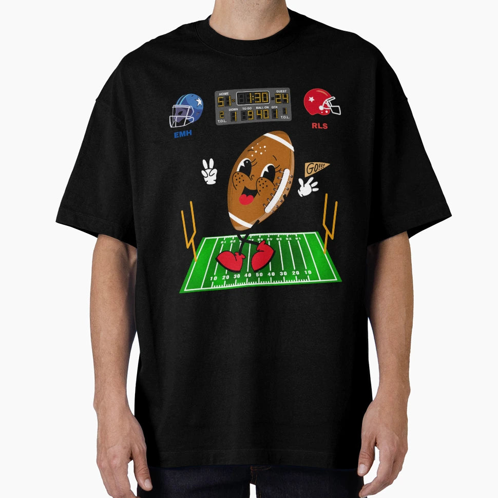 How American Football Game Begins T-Shirt - Unique Graphic for Adults - T-Shirt, Sweatshirt, Hoodie