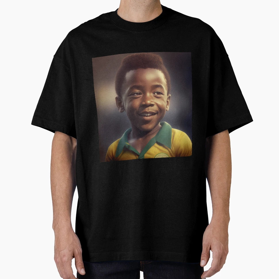 Child Pele T-Shirt - Custom Art Print Men Women - T-Shirt, Sweatshirt, Hoodie