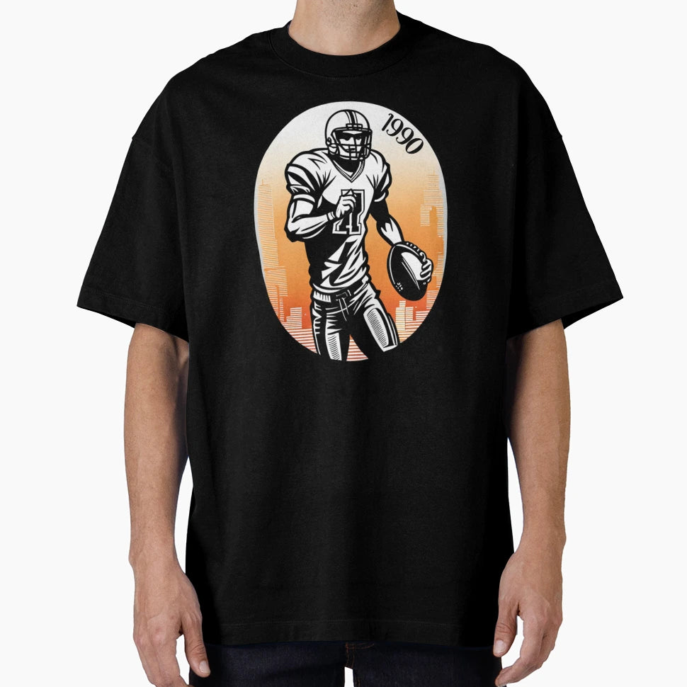 American Football Player T-Shirt - Trendy Graphic for Adults - T-Shirt, Sweatshirt, Hoodie