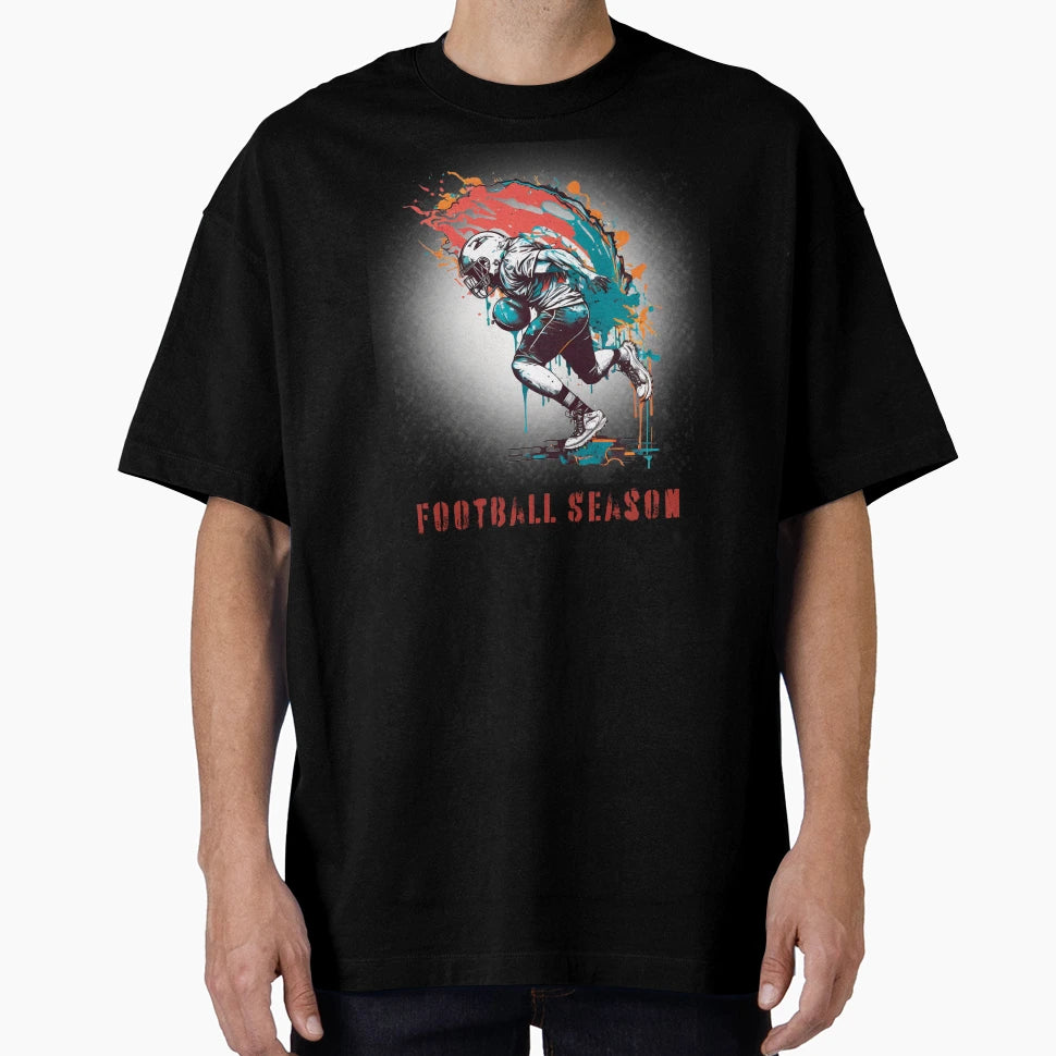 Football Season T-Shirt - Custom Art Print Men Women - T-Shirt, Sweatshirt, Hoodie