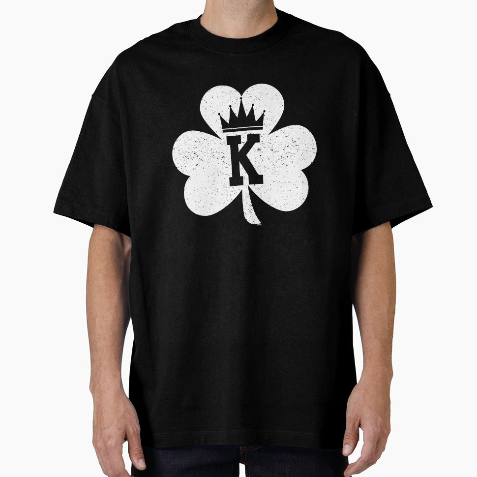Shamrock King Saint Patrick T-Shirt - Casual Everyday Wear for Adults - T-Shirt, Sweatshirt, Hoodie