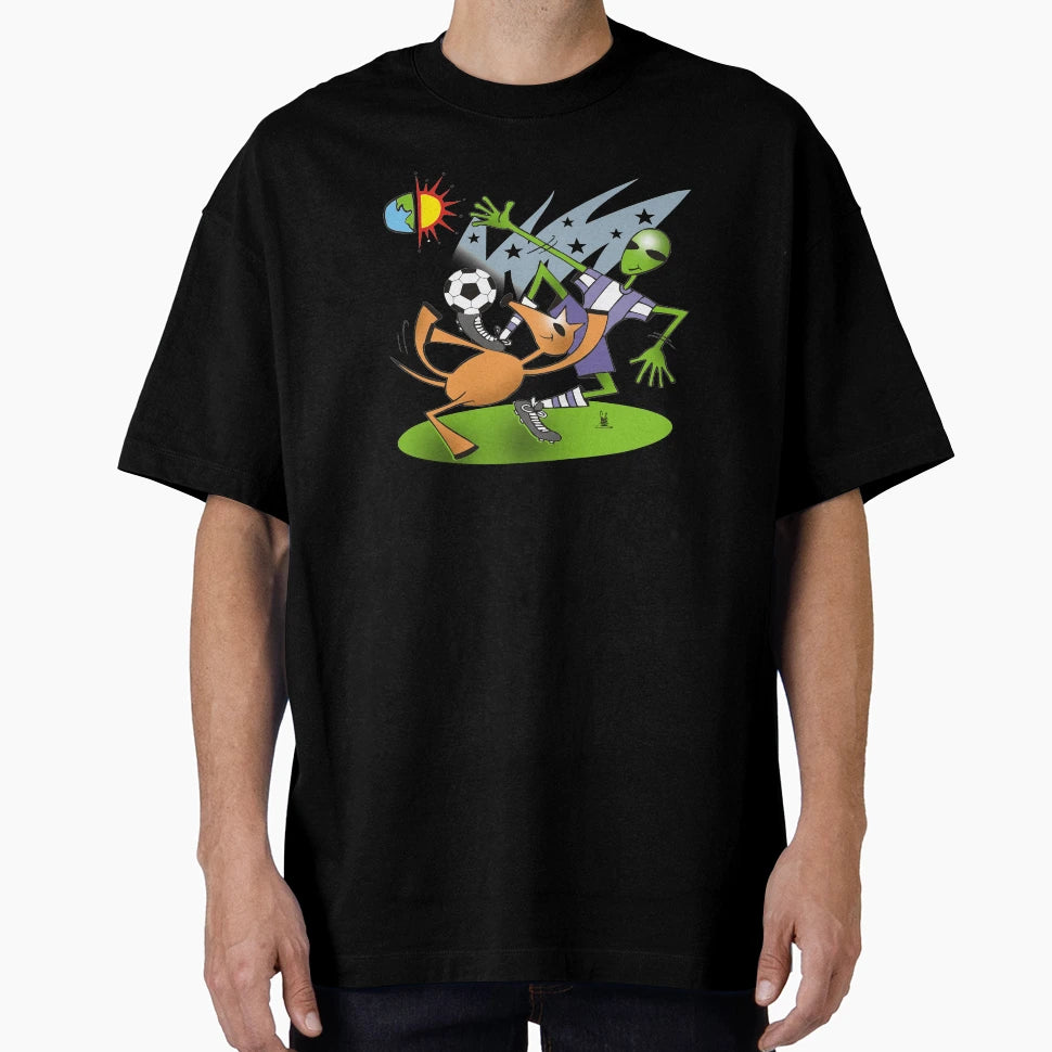 Alien Soccer T-Shirt - Aesthetic Graphic Unisex - T-Shirt, Sweatshirt, Hoodie