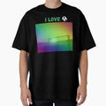 I Love Football T-Shirt - Fun Novelty Design Men Women - T-Shirt, Sweatshirt, Hoodie