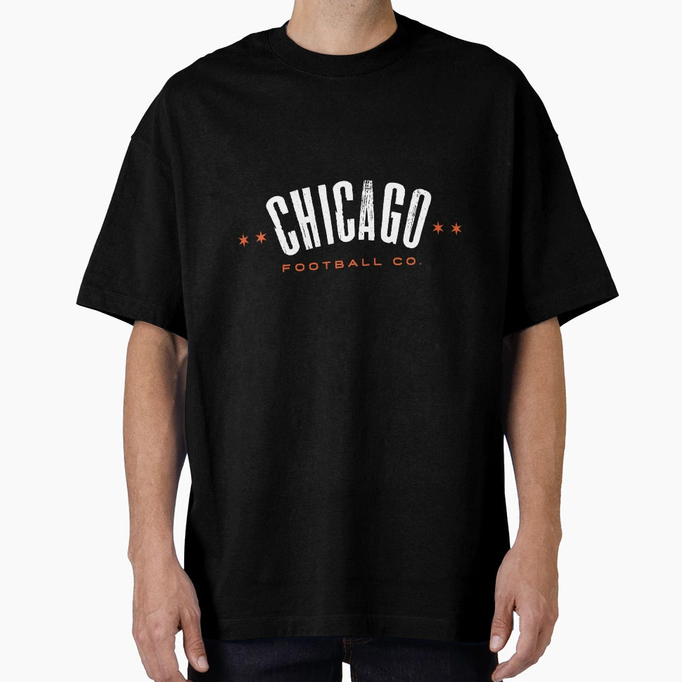 Chicago Football Co T-Shirt - Custom Art Print Men Women - T-Shirt, Sweatshirt, Hoodie