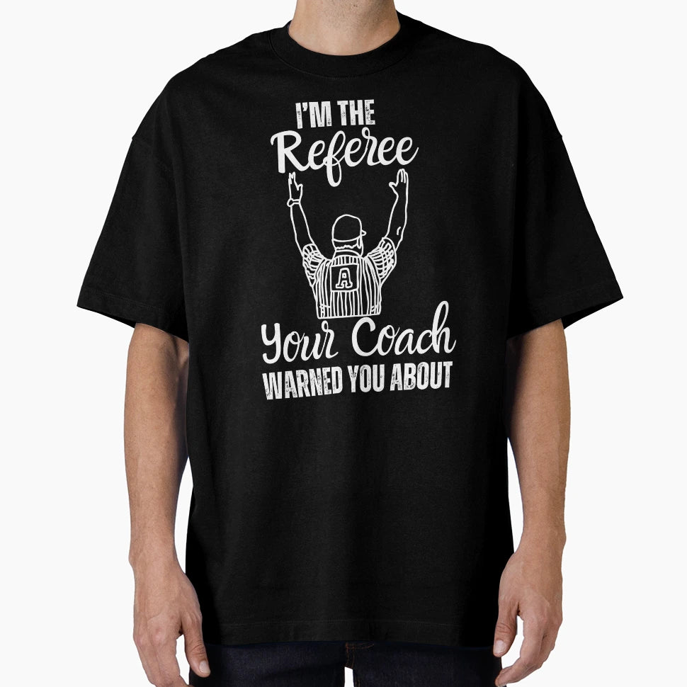 Black And White Funny Referee T-Shirt - Trendy Graphic Men Women - T-Shirt, Sweatshirt, Hoodie