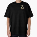 Zeta Sparkle Glitter Gold Z T-Shirt - Graphic Print Unisex - T-Shirt, Sweatshirt, Hoodie