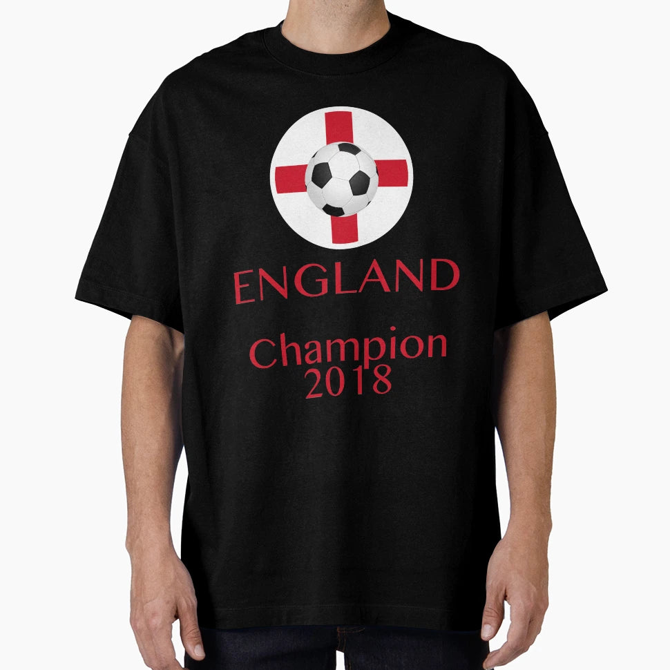 England Champion 2018 Football T-Shirt - Novelty Apparel for Adults - T-Shirt, Sweatshirt, Hoodie