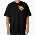 Soccer Ball Fire T-Shirt - Casual Everyday Wear Men Women - T-Shirt, Sweatshirt, Hoodie