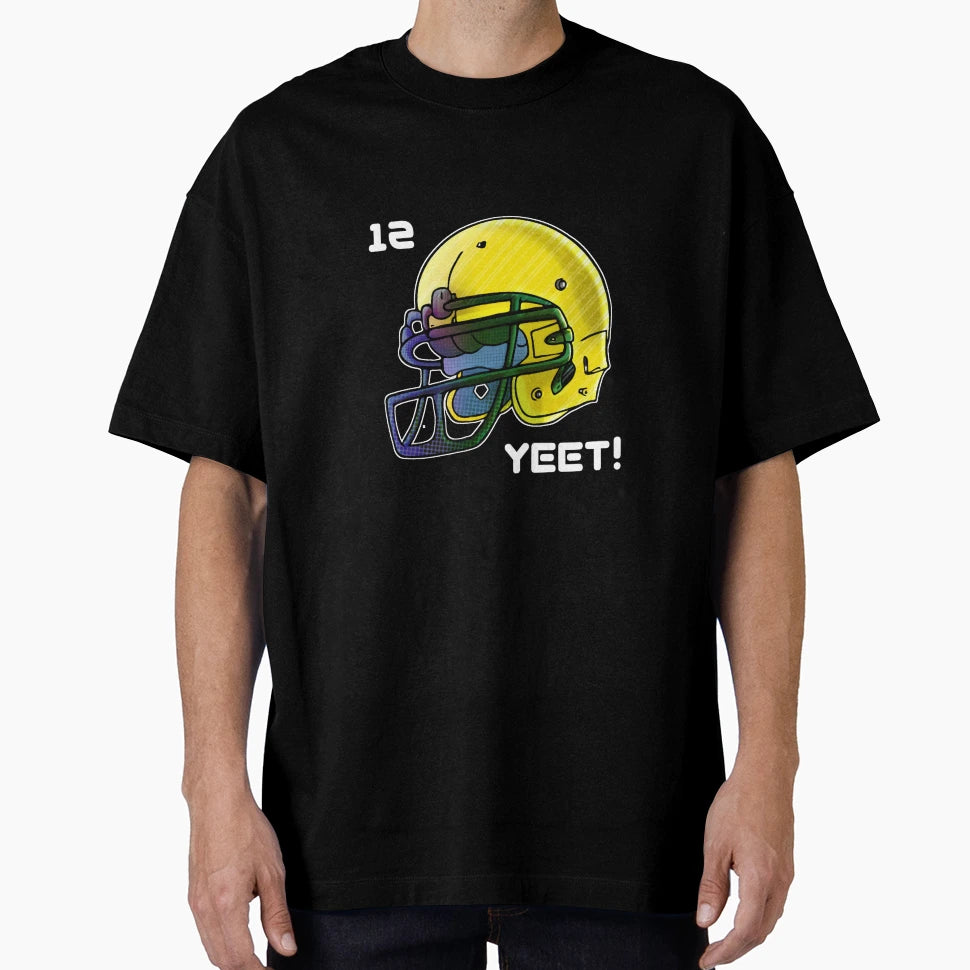 Football Player Helmet 12 T-Shirt - Streetwear Style for Adults - T-Shirt, Sweatshirt, Hoodie