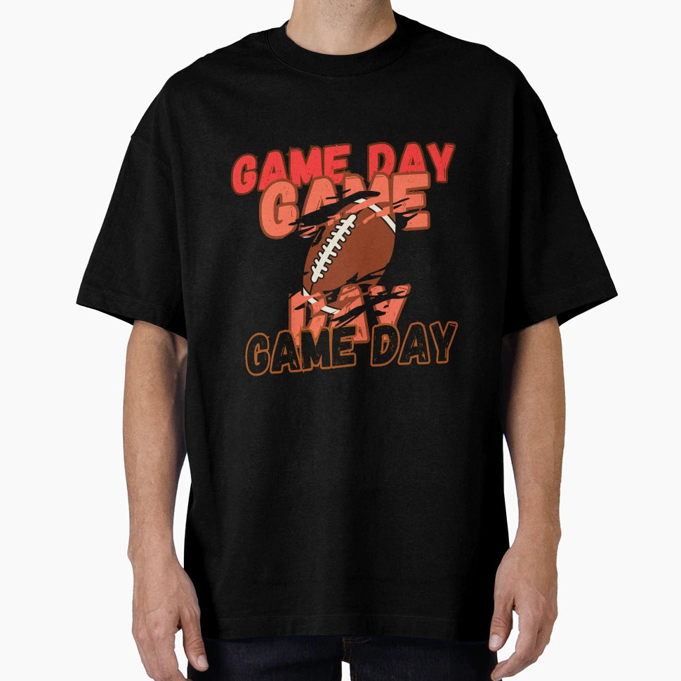 Game Day Bold Football Sports Fans T-Shirt - Minimalist Print Unisex - T-Shirt, Sweatshirt, Hoodie