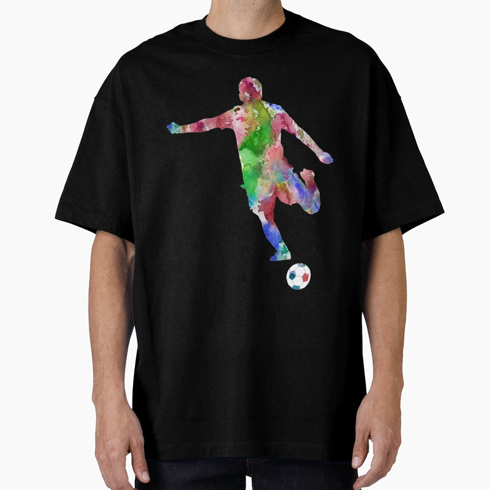 Male Soccer Player Male Football Player T-Shirt - Trendy Graphic for Adults - T-Shirt, Sweatshirt, Hoodie