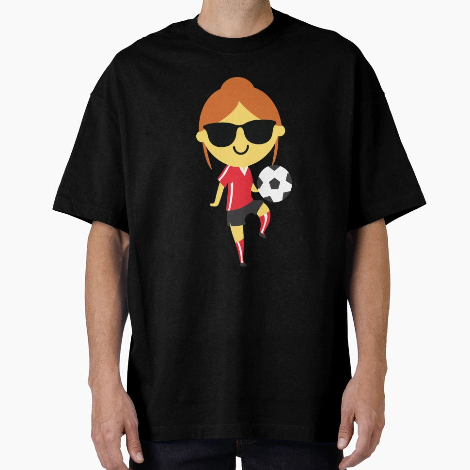 Soccer Emoji T-Shirt - Streetwear Style Unisex - T-Shirt, Sweatshirt, Hoodie