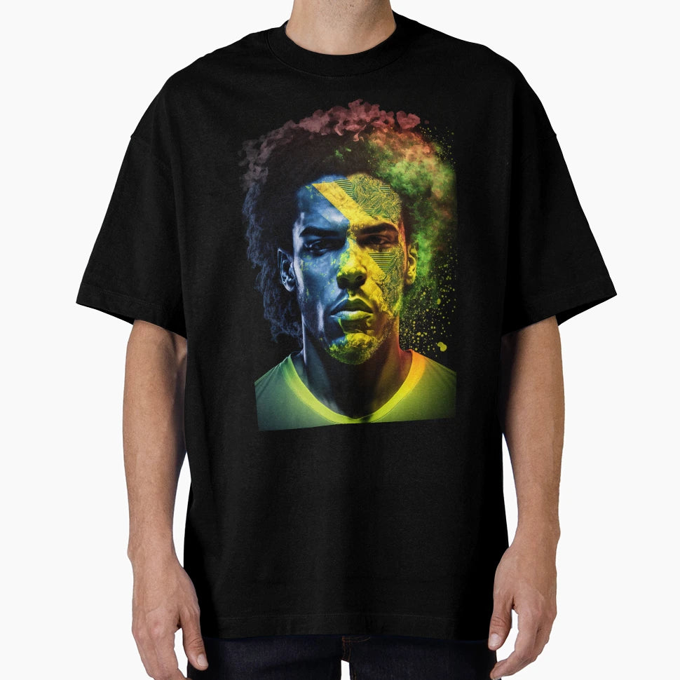 Brazil Player 2 T-Shirt - Streetwear Style for Adults - T-Shirt, Sweatshirt, Hoodie
