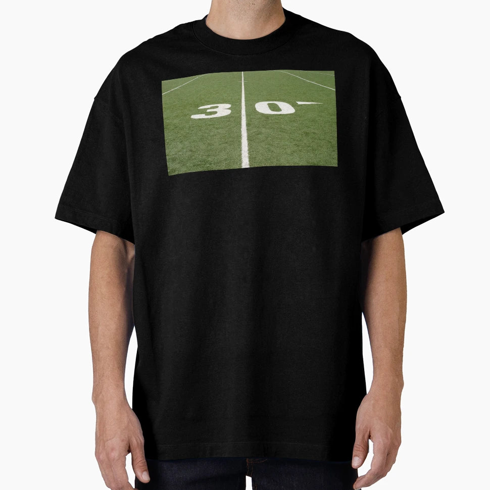 Football Field Thirty T-Shirt - Unique Graphic Unisex - T-Shirt, Sweatshirt, Hoodie