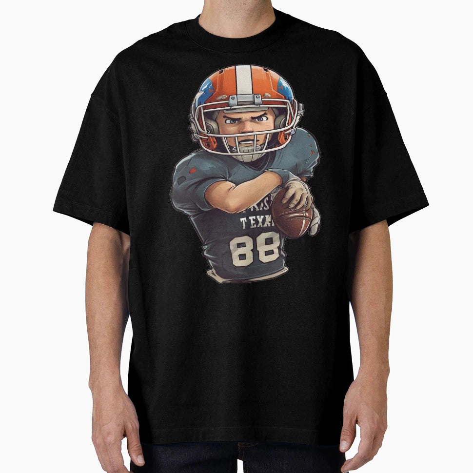 Texas High School Football Player T-Shirt - Aesthetic Graphic Men Women - T-Shirt, Sweatshirt, Hoodie