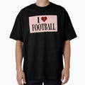 I Heart Football T-Shirt - Trendy Graphic Men Women - T-Shirt, Sweatshirt, Hoodie