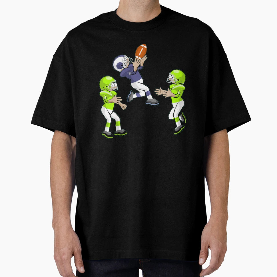 American Football Cartoon 33 41 T-Shirt - Casual Everyday Wear Unisex - T-Shirt, Sweatshirt, Hoodie