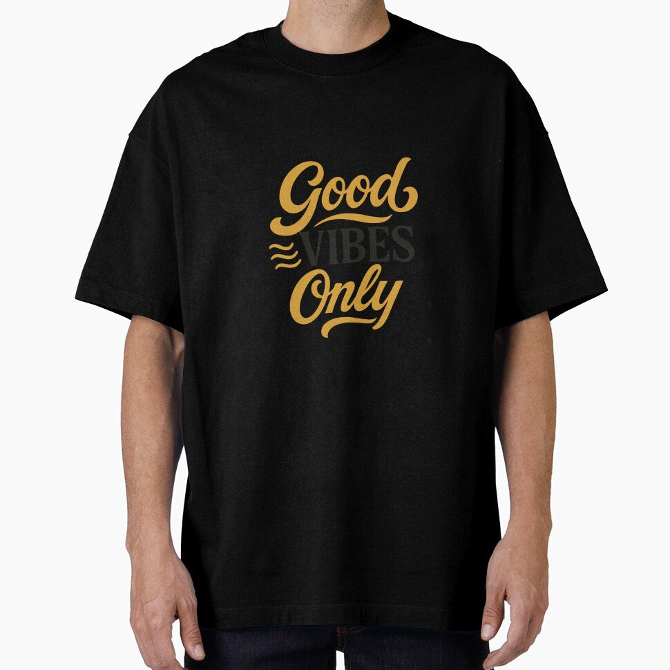 Good Vibes Only Positive Quote Design for Clothing, - Adult & Kids T-Shirts, Sweatshirts & Hoodies apparel design preview 1