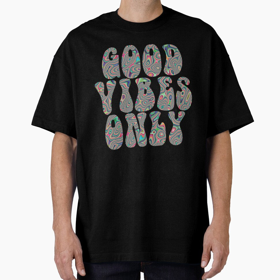 GOOD VIBES ONLY by annacush - Adult & Kids T-Shirts, Sweatshirts & Hoodies apparel design preview 1