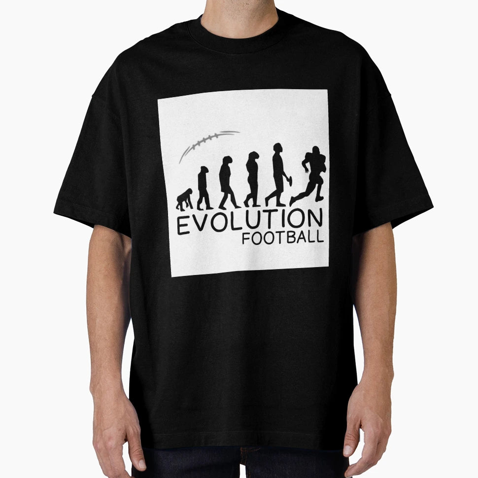 Evolution Football T-Shirt - Minimalist Print Unisex - T-Shirt, Sweatshirt, Hoodie