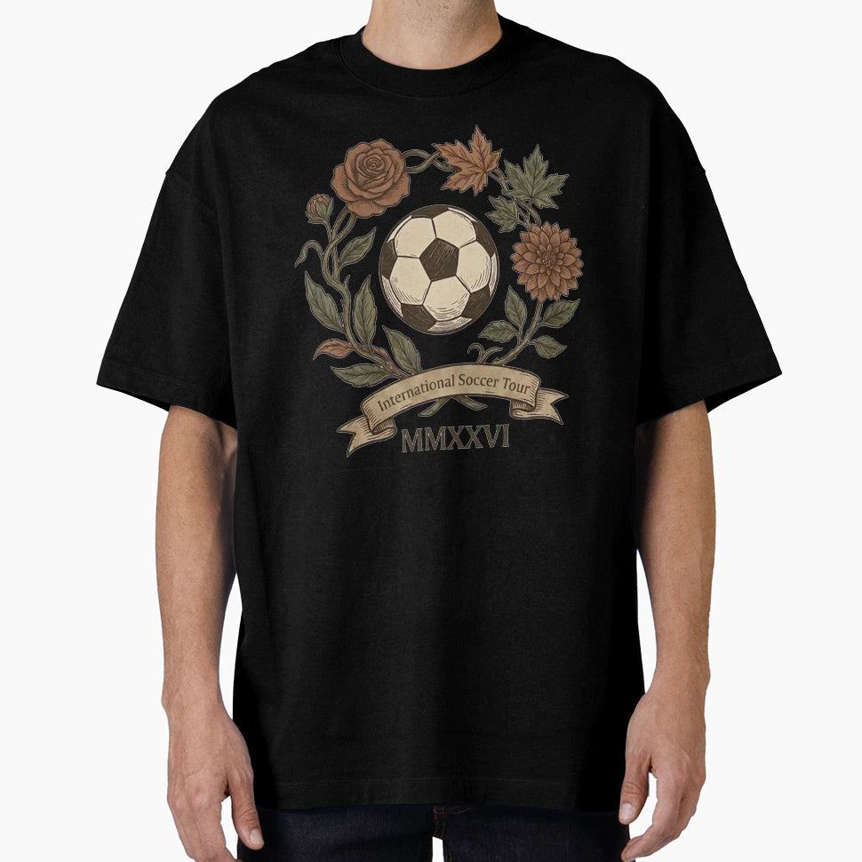 2026 International Soccer Tour T-Shirt - Streetwear Style for Adults - T-Shirt, Sweatshirt, Hoodie