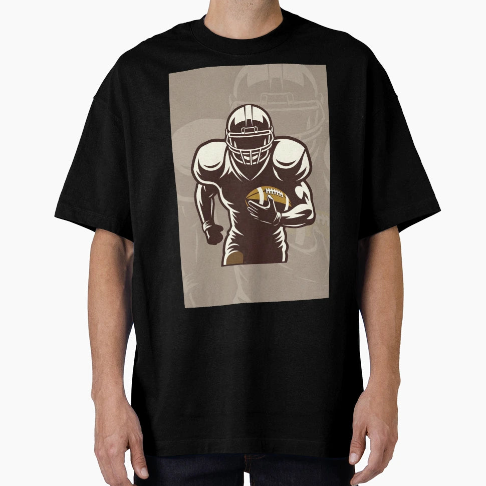 Football Player T-Shirt - Aesthetic Graphic Unisex - T-Shirt, Sweatshirt, Hoodie