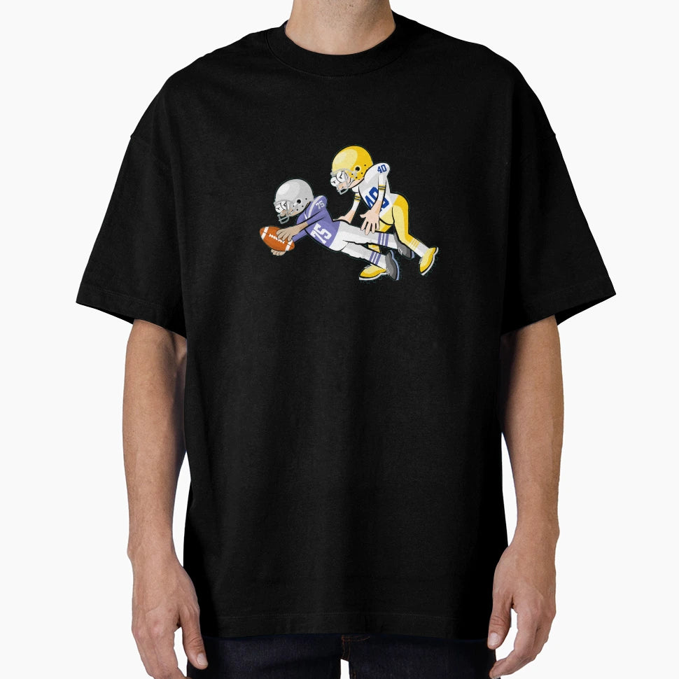American Football Cartoon 6 41 T-Shirt - Novelty Apparel for Adults - T-Shirt, Sweatshirt, Hoodie