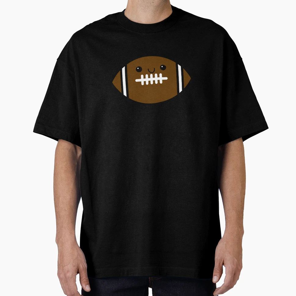 Cutey Face Football Friend T-Shirt - Unique Graphic Men Women - T-Shirt, Sweatshirt, Hoodie