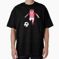 Tiny Striker World Football Red White T-Shirt - Graphic Print for Adults - T-Shirt, Sweatshirt, Hoodie
