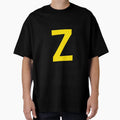 Yellow Color Letter Z T-Shirt - Trendy Graphic Unisex - T-Shirt, Sweatshirt, Hoodie