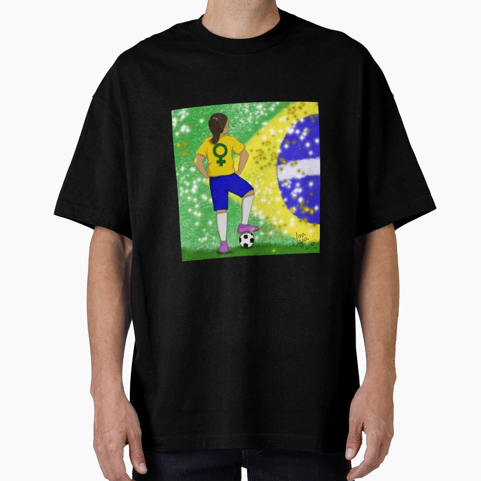 Brazil Womens Soccer Team Sports T-Shirt - Casual Everyday Wear Unisex - T-Shirt, Sweatshirt, Hoodie