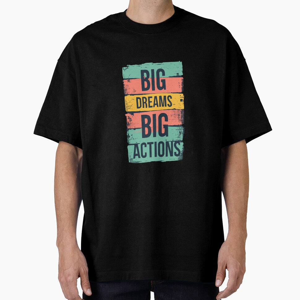 BIG DREAMS. ACTIONS by MrDev - Adult & Kids T-Shirts, Sweatshirts & Hoodies apparel design preview 1