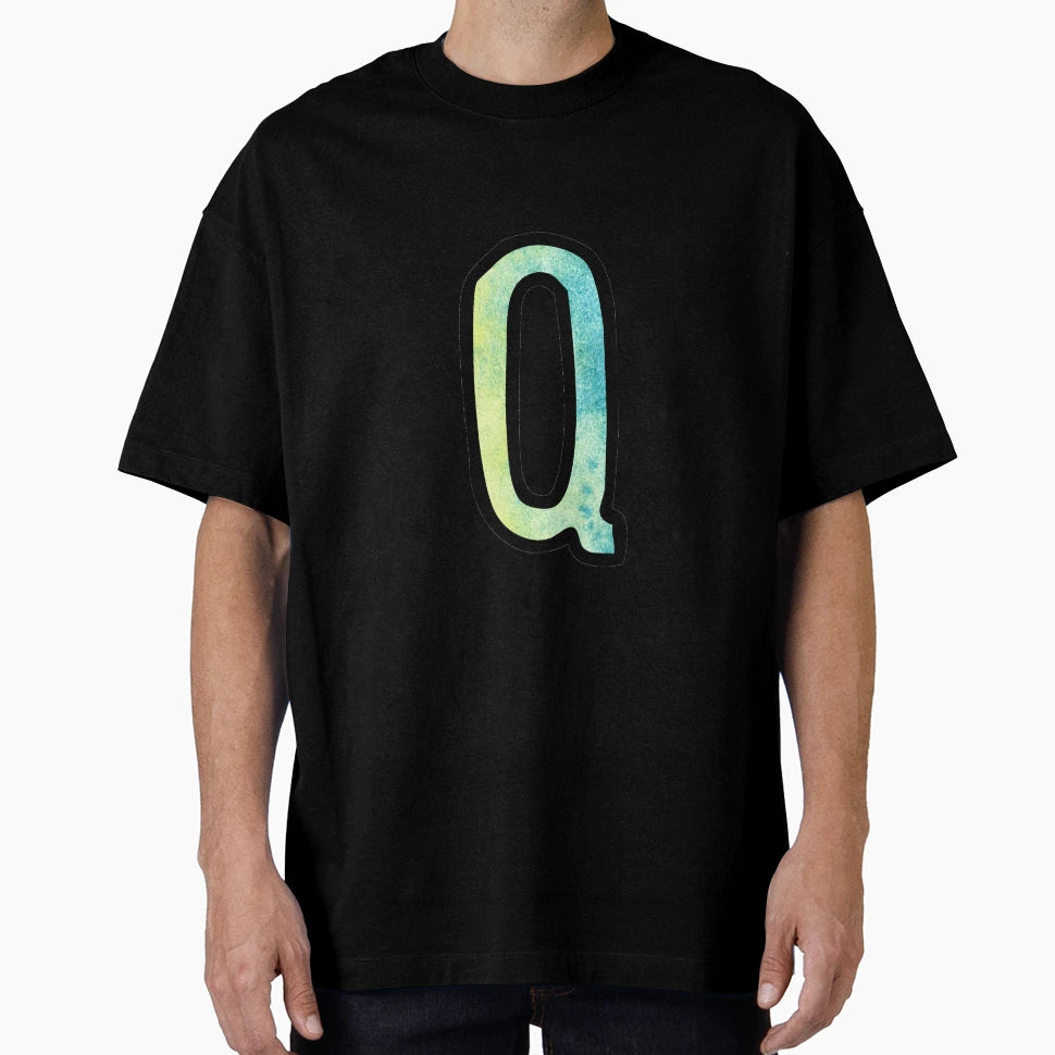 Letter Q T-Shirt - Fun Novelty Design Men Women - T-Shirt, Sweatshirt, Hoodie