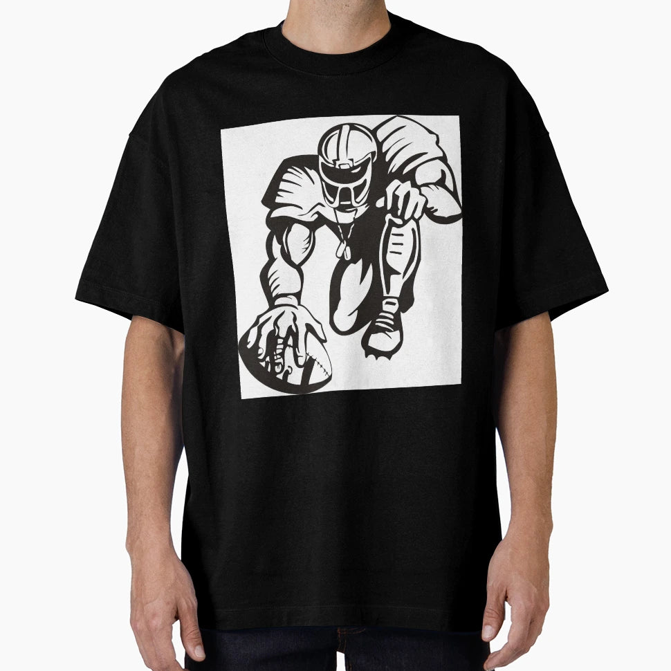Strong American Football Player T-Shirt - Minimalist Print for Adults - T-Shirt, Sweatshirt, Hoodie