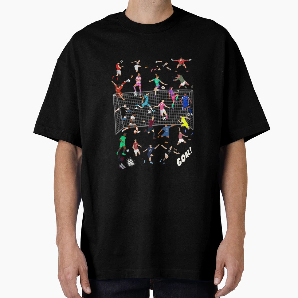 Dynamic Football Sports Art T-Shirt - Aesthetic Graphic for Adults - T-Shirt, Sweatshirt, Hoodie