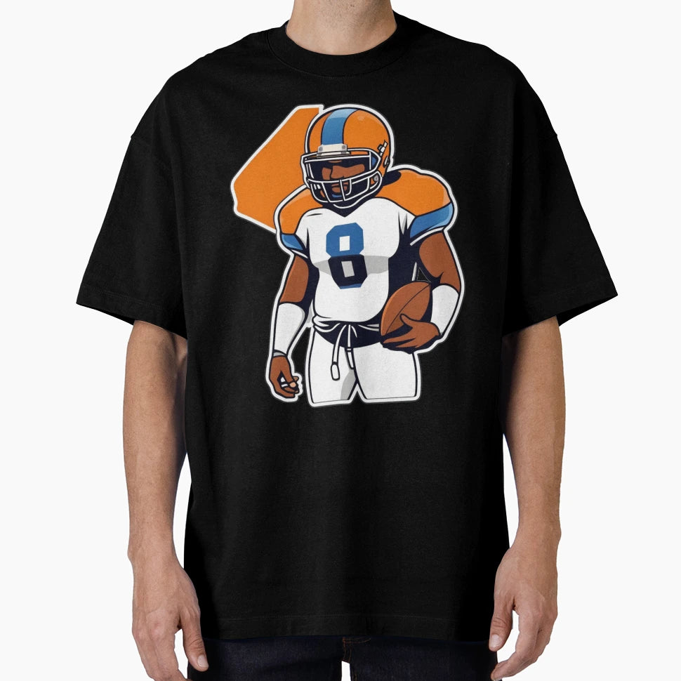 Gridiron Dreams Texas Pride 2D Football T-Shirt - Trendy Graphic Men Women - T-Shirt, Sweatshirt, Hoodie