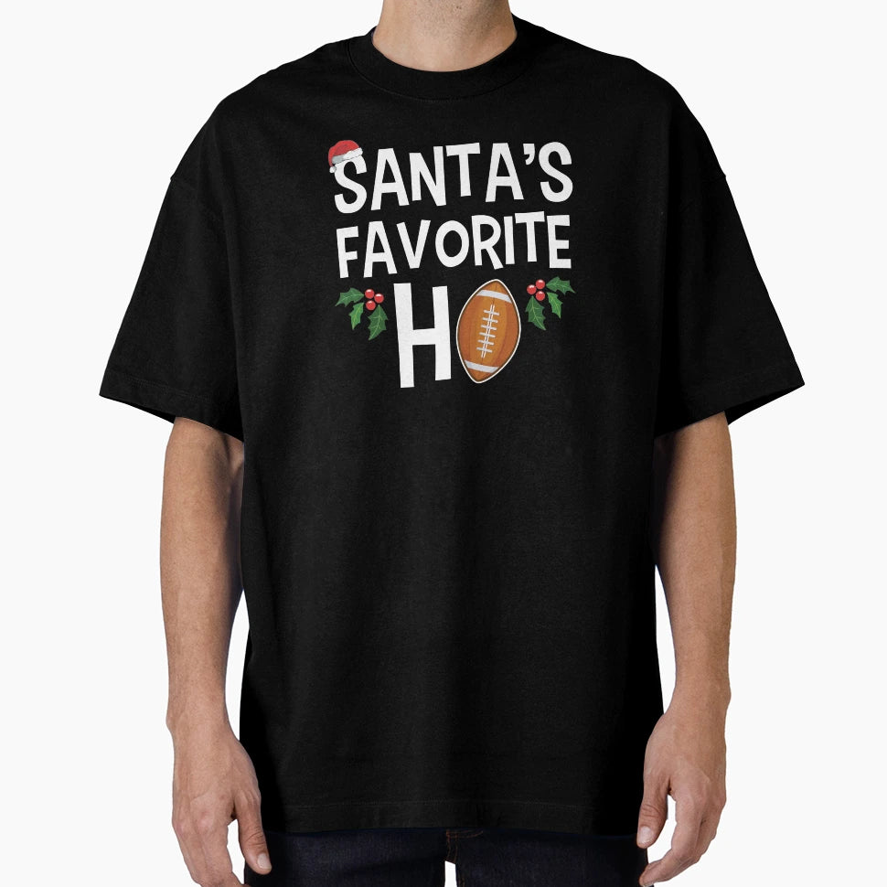 American Football Santas Ho Gift T-Shirt - Streetwear Style for Adults - T-Shirt, Sweatshirt, Hoodie